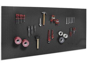 USC H-6450BL METAL PEGBOARD - 96 X 48", BLACK