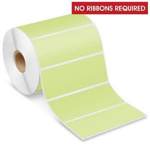 USC S-22421G DESKTOP DIRECT THERMAL LABELS - GREEN, 4