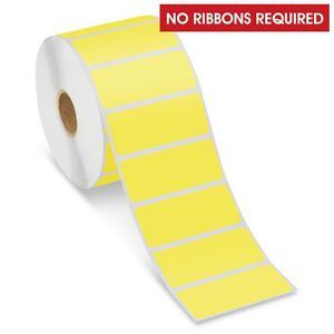 USC S-22420Y DESKTOP DIRECT THERMAL LABELS - YELLOW, 
