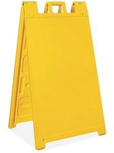 USC H-6104Y PLASTIC A-FRAME SIGN - STANDARD, 24 X 36