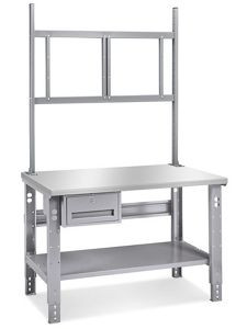 USC H-6844-SS DELUXE WORKSTATION STARTER TABLE - 48 X 