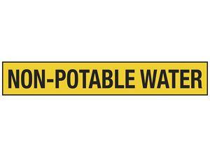 USC S-23496-2 "NON-POTABLE WATER" PIPE MARKERS - 2 12 