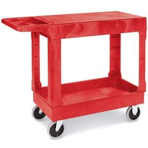 USC H-3324R ULINE FLAT SHELF UTILITY CART - 38 X 17 