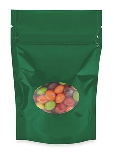 USC S-22241G GLOSSY STAND-UP BARRIER POUCHES WITH WIN