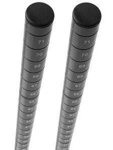 USC H-6797BL POST FOR BLACK WIRE SHELVING - 72"