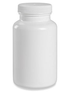 USC S-22898B WHITE PACKER BOTTLES BULK PACK - 8 OZ