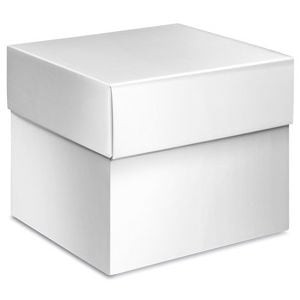 USC S-22267 HIGH GLOSS GIFT BOXES - 6 X 6 X 5", WHIT
