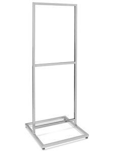 USC H-7869C FLOOR STANDING SIGN HOLDER - DOUBLE TIER