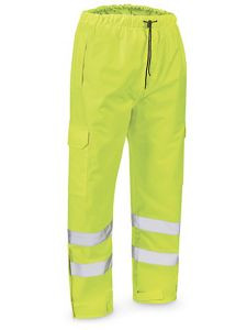 USC S-22971G-X LIGHTWEIGHT CLASS 3 RAIN PANTS - LIME, X