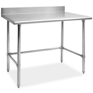 USC H-8442 DELUXE STAINLESS STEEL WORKTABLE WITH BA