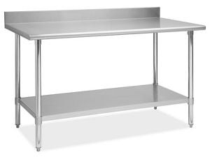 USC H-6917 DELUXE STAINLESS STEEL WORKTABLE WITH BA