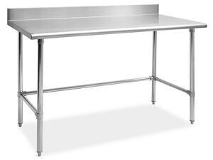 USC H-8443 DELUXE STAINLESS STEEL WORKTABLE WITH BA