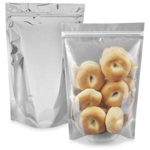 USC S-22819SILB GLOSSY STAND-UP BARRIER POUCHES - 9 X 13