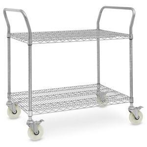 USC H-6820 STAINLESS STEEL WIRE CART - 39 X 24 X 41