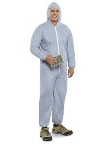 USC S-23371-L FLAME RETARDANT COVERALL WITH HOOD - LAR