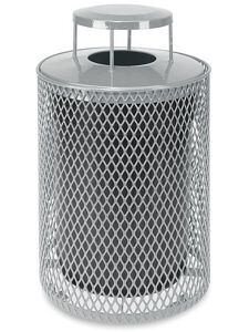 USC H-5154GR THERMOPLASTIC TRASH CAN - 32 GALLON, BON