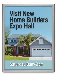 USC S-22814SIL SNAP EDGE FRAME SIGN - 18 X 24", SILVER