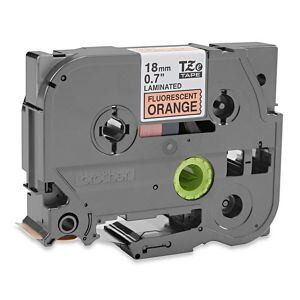 USC S-22510 BROTHER P-TOUCH TZE TAPE - BLACK ON ORAN