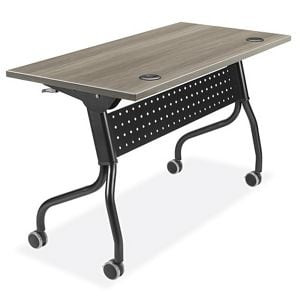 USC H-6278GR MOBILE TRAINING TABLE - 48 X 24", GRAY