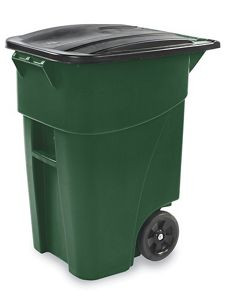 USC H-1861G RUBBERMAID RECYCLING CONTAINER WITH WHEE