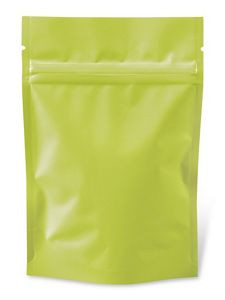 USC S-22820LIME MATTE STAND-UP BARRIER POUCHES - 4 X 6 X
