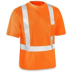 USC S-22189O-M CLASS 2 BREATHABLE HI-VIS T-SHIRT - ORAN