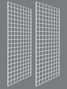 USC H-6277W GRIDWALL PANELS - 2 X 5', WHITE