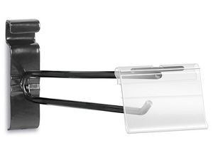 USC S-22263BL SCANNER HOOKS FOR GRIDWALL - 8", BLACK