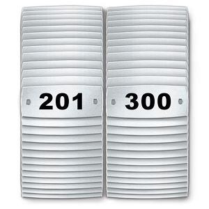 USC H-8050 LOCKER PLATES #201-300