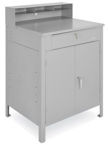 USC H-6860 CABINET FLAT TOP SHOP DESK