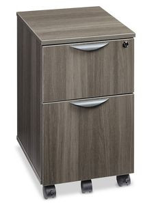 USC H-7759GR DOWNTOWN MOBILE 2-DRAWER PEDESTAL FILE -
