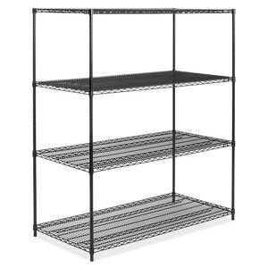 USC H-6749-72 BLACK WIRE SHELVING UNIT - 60 X 30 X 72"
