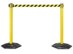 USC H-7079 OUTDOOR CROWD CONTROL POSTS WITH RETRACT