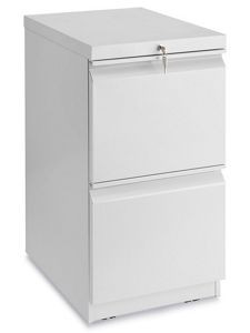 USC H-7004GR MOBILE PEDESTAL FILE - 2 DRAWER, LIGHT G