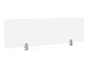 USC H-8869C-SIL DESKTOP PRIVACY PANEL - CLAMP-ON, 60 X 1