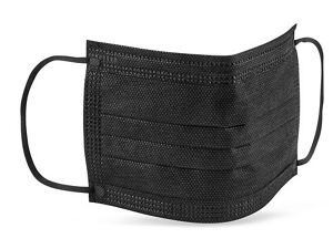 USC S-24023BL DISPOSABLE FACE MASKS - BLACK