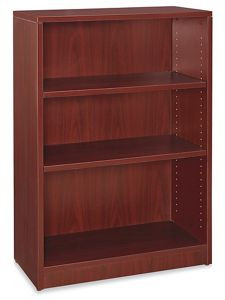 USC H-6285MAH CLASSIC BOOKCASE - 3-SHELF, MAHOGANY
