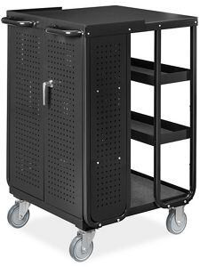 USC H-9022BL ULINE RECEIVING CART - BLACK