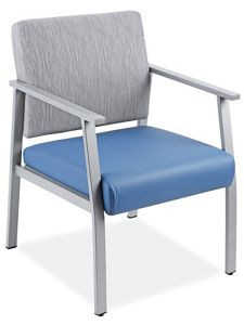USC H-9131BLU/GR DOWNTOWN GUEST CHAIR - STANDARD, BLUE/GR