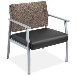 USC H-9132BL/BR DOWNTOWN GUEST CHAIR - OVERSIZED, BLACK/