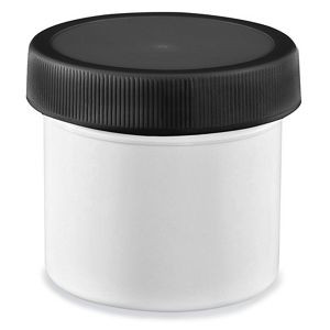 USC S-14505B-BL WHITE ROUND WIDE-MOUTH PLASTIC JARS BULK