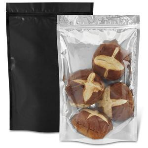 USC S-24066BLB MATTE STAND-UP BARRIER POUCHES - 9 X 13 