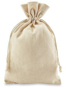 USC S-24093 COTTON POUCHES - 6 X 10"