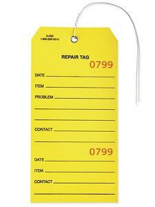 USC S-24268YPW WEATHERPROOF VINYL REPAIR TAGS - #8, PRE