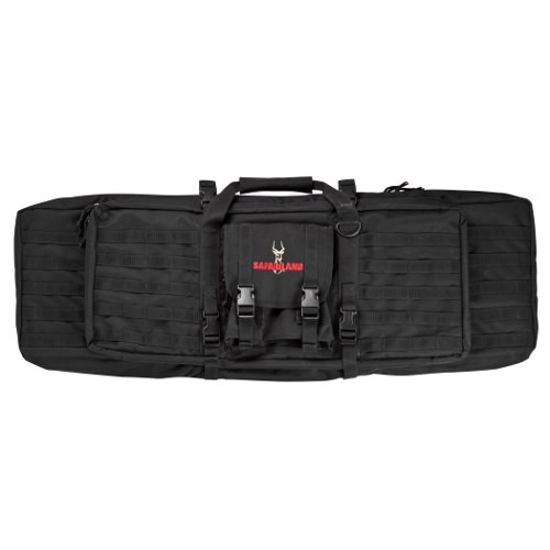 SAFARILAND 4552-46-4 DUAL RIFLE CASE 46" BLK
