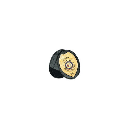 BOSTON LEATHER 700-4115 OVAL RECESS. BADGE HOLDERCLIP.
