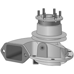 MIDLAND RW2005X REMAN/WATER PUMP