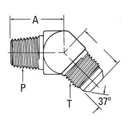 WEATHERHEAD 20232020S SAE 37 ADAPTER