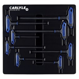 CARLYLE LHHBS8M 8PC L-HEX KEY SET-M