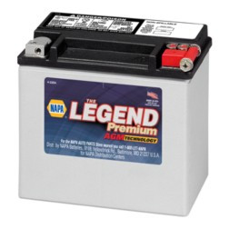 NAPA POWER SPORT BATTERIES ETX16L 6MO WTY BAT